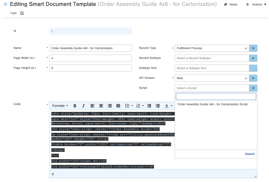 How to Use a Smart Document as an Order Assembly Guide